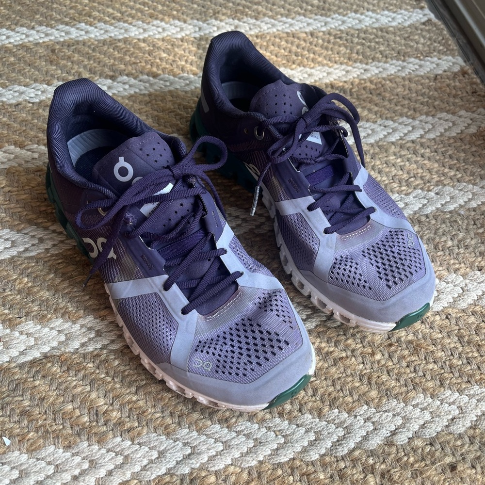 On Running Women's Dark Purple Athletic Shoes